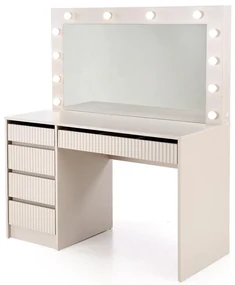 Masă de toaletă Hollywood XL II, crem