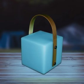 Lampă LED RGBW de exterior MAJORKA, 0,5 W, 5 V, USB, 1200 mAh, IP44, albă