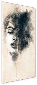Fotografie imprimată pe sticlă Abstracție femeie