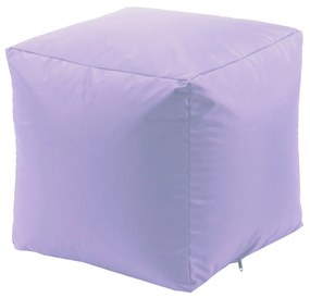 Taburet Cub Pufrelax, material impermeabil, Lilac