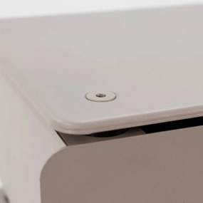 Comodă gri-bej din metal 37x98,5 cm Joey – Spinder Design