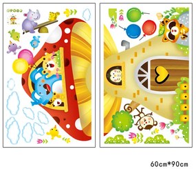 Sticker perete Mushroom house