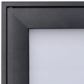Vitrina interioara cu incuietoare pentru informatii 8 x A4, antracit