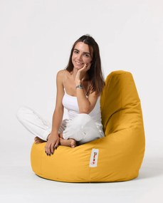 Fotoliu Puf Bean Bag Drop L, Galben