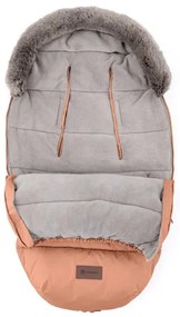 Sac pentru cărucior 4 în 1 PETITE&MARS COMFY Pastel Peach portocaliu