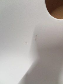 OFERTA Scaun de birou alb-roz PRINT clasa II