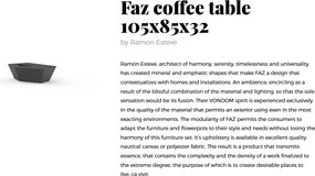 Masuta de cafea lounge FAZ