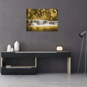 Tablou - Cascadă, de epocă (70x50 cm)