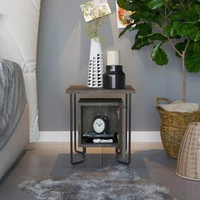 Noptieră Acres Nightstand Dark Coffee