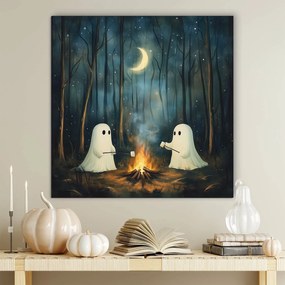 DUBLEZ | Tablou de Halloween pentru copii - Fantome în pădure
