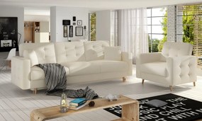 Set canapea extensibila Asgard + fotoliu Soft 33