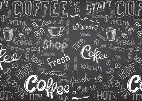 Tablou pe sticlă - Coffee (70x50 cm)