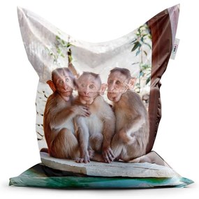 Sac de șezut Classic maimuțelețe - pentru copii, colorat