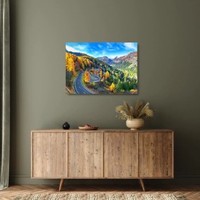 Tablou pe sticlă - Trecătoarea Malay Pass (70x50 cm)