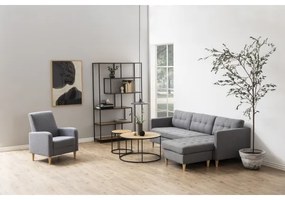 Masă de cafea SARON stejar/negru