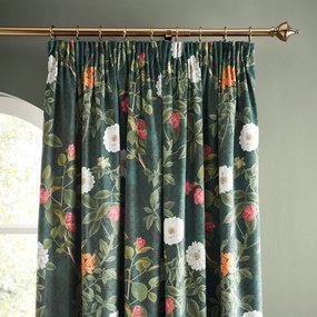 Draperii verzi 2 buc. 168x183 cm Arcadia Floral – RHS