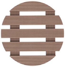 Outsunny Lot de 4 suporturi rotunde Ø30 cm pentru plante - suport pentru ghivece cu roți, interior și exterior | Aosom Romania