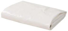 vidaXL Prelată 650 g/m² 4 x 5 m Alb