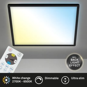 Plafonieră LED dimabilă Briloner 7082-015 SLIM LED/18W/230V 2700-6500K + telecomandă