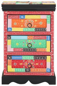vidaXL Dulap cu sertar, multicolor, 40x40x60 cm, lemn masiv mango