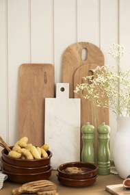 IB Laursen Placa oval din lemn HOLE ACACIA WOOD