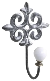 Cuier gri, simplu, din metal, pentru decor, Sun