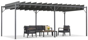 Antracit Malaga 3x6m Garden Point terasă pergolă