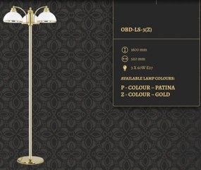 Lampadar design clasic realizat manual OBD