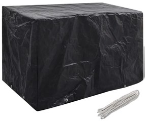 vidaXL Husă mobilier grădină, 8 ocheți, 140x70x90 cm