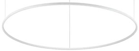 Ideal Lux - Lustră LED pe cablu ORACLE SLIM LED/83W/230V 2700K Ø 150 cm albă