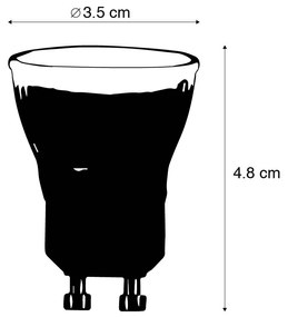 Set de 5 becuri LED GU10 35mm 3.5W 180 lm 2700K