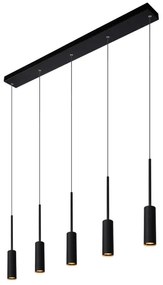 Lustră pe cablu Lucide 24401/35/30 TUBULE 5×LED/7W/30V