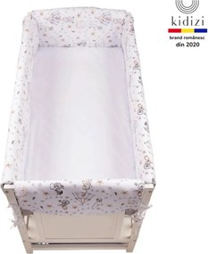 Aparatori laterale patut inalte Kidizi Maxi Circus, pentru pat 120x60 cm