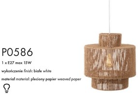 Lustra suspendata stil modern natural Labriz