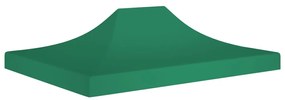 vidaXL Acoperiș pentru cort de petrecere, verde, 4 x 3 m, 270 g/m²