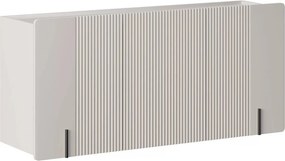 Comodă suspendată Malmi 150 cm cu 3 uși - cașmir / negru