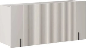 Comodă suspendată Malmi 150 cm cu trei uși - cașmir / negru