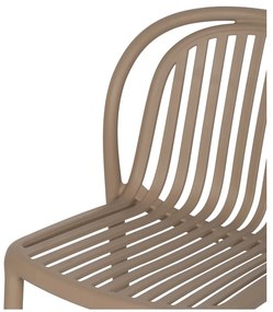 Scaun de dining bej din plastic Alia – Ixia