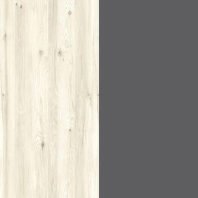 Set haaus V3, Pat 200 x 140 cm, Stejar Alb/Antracit