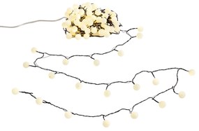 Ghirlandă luminoasă de Crăciun verde cu 100 LED-uri albe 5m IP44 - Dasher