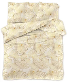 Lenjerie de pat din microfibra PALMERA crem Dimensiune lenjerie de pat: 70 x 80 cm | 140 x 200 cm