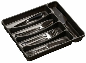 Organizator Kesper 30091 din plastic 5 comp., gri, 32,3 x 29,5 x 4,5 cm