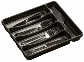 Organizator Kesper 30091 din plastic 5 comp., gri, 32,3 x 29,5 x 4,5 cm