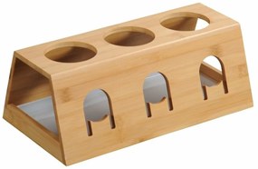 Kesper 58650 Suport pentru sticle cu tavă descurgere, 32 x 17,5 x 12 cm