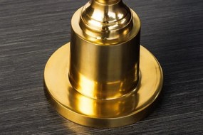 Masuta auxiliara design unicat Abstract 65cm, auriu