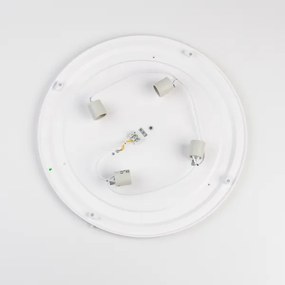 Plafonieră de baie Brilagi POOL 4xE27/15W/230V Ø 50 cm IP54 neagră