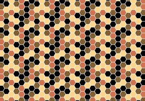 Fototapet - Hexagon mozaic (254x184 cm)