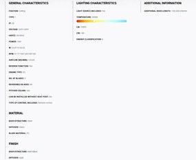 Lustra cu Ventilator si telecomanda JUST FAN M LED negru mat