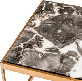 Masuta de cafea design LUX La Quinta marmura gri 112552 HZ