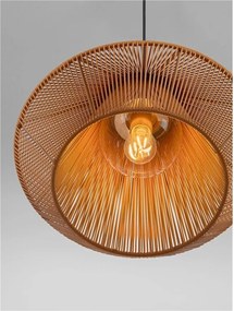 Lustra, Pendul din ratan sintetic pentru exterior Aell chihlimbar